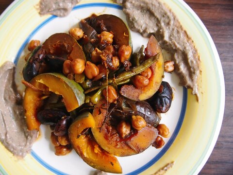 かぼちゃが主役のタジン風サラダ